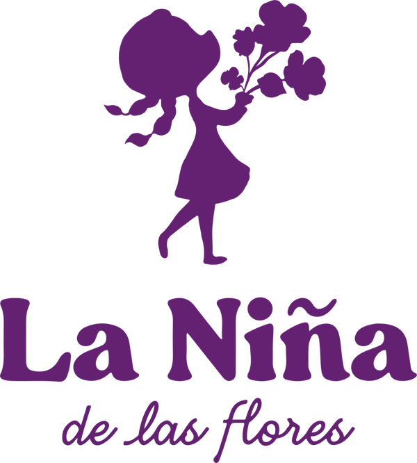 La niña de las flores